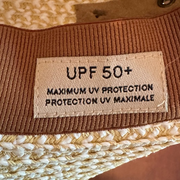 ERIC JAVITS white mix western style hat. Never worn. - Picture 9 of 10